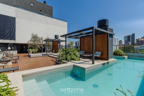 Rio Branco Apartamento | Estudio encantador con piscina en POA GRB0917