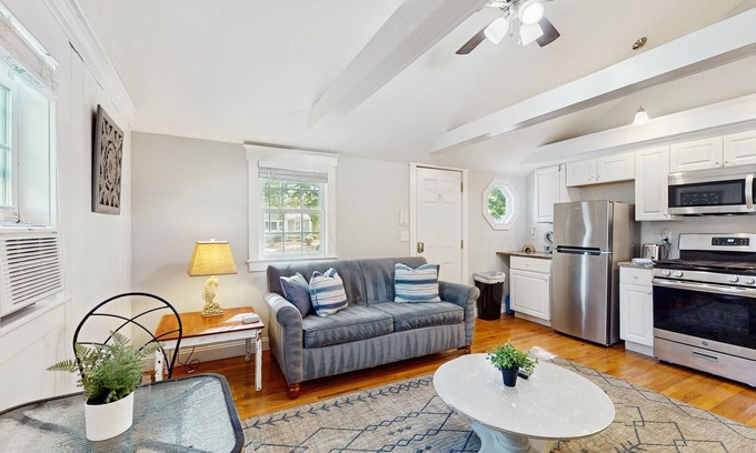 West Yarmouth Casa | Charming updated bungalow with firepit, fast WiFi, & walkable locale near beach