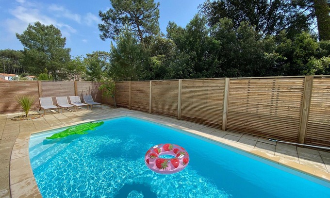 La Tranche-sur-Mer Casa | Villa acogedora con piscina climatizada cerca de la playa, WiFi