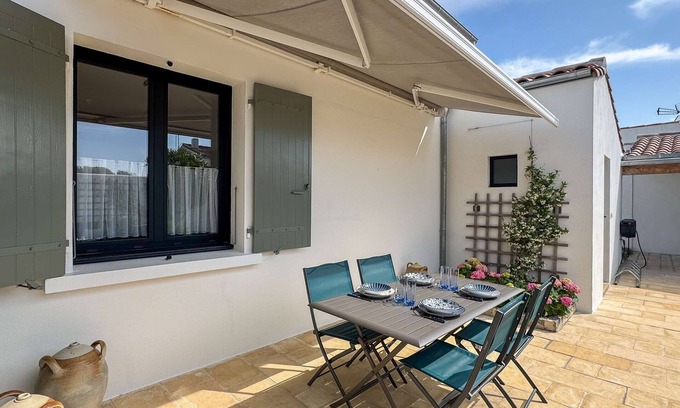 Rivedoux-Plage Casa | Charming villa facing the sea parking and garden
