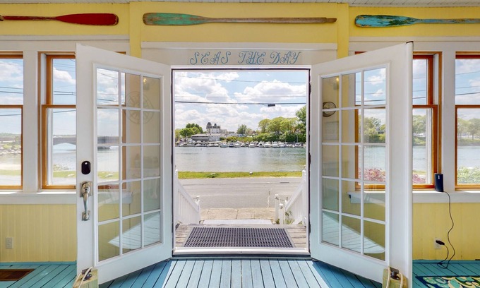 Buzzards Bay Casa | Charming waterfront home with patio, W/D, & amazing location