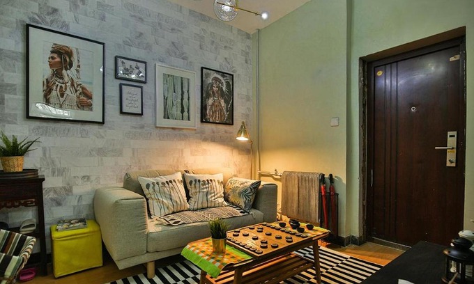 Lixia District Apartamento | ’Checkerboard small house at the corner of Korea city’, baotu spring ginza mall [2] residential community + comfort pad + quiet sound insulation in the lower area