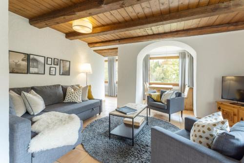La Punt-Chamues-ch Apartamento | Chesa-strimer - Veranda