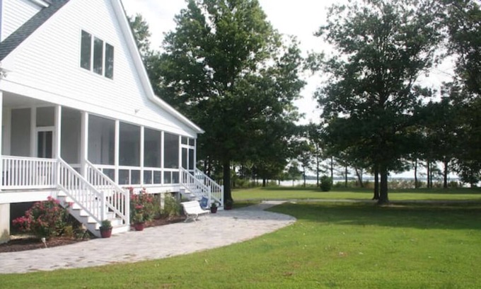 Cambridge Casa | Retiro frente al mar en Chesapeake con piscina