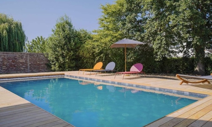 Villers-sur-Mer Casa | Chez Clémence Maison Avec Piscine