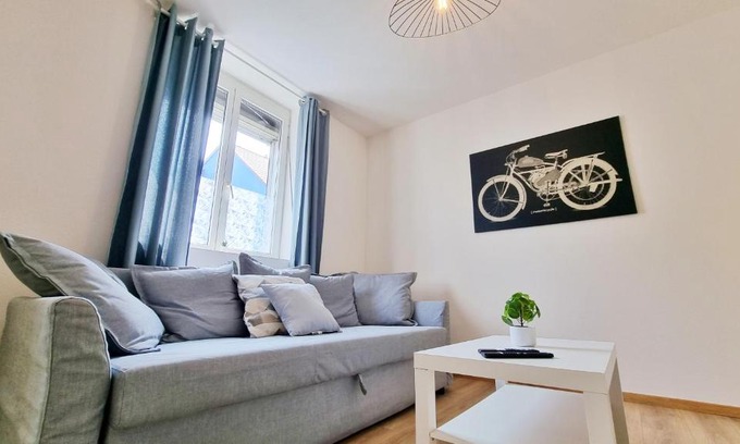 Mulhouse Apartamento | Chez JM - Calme - Chic - Fibre - Relax BNB