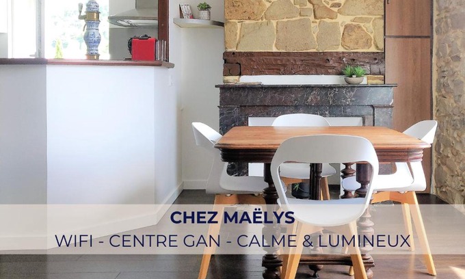 Gan Apartamento | Chez Maëlys ~ Centre Gan - Calme ~ Idéal Famille