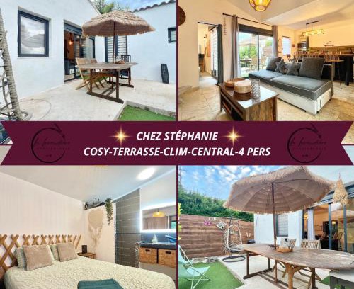 Etouars Casa | Chez Stéphanie - Cosy, CLIM, Terrasse, Stationnement, 4 personnes