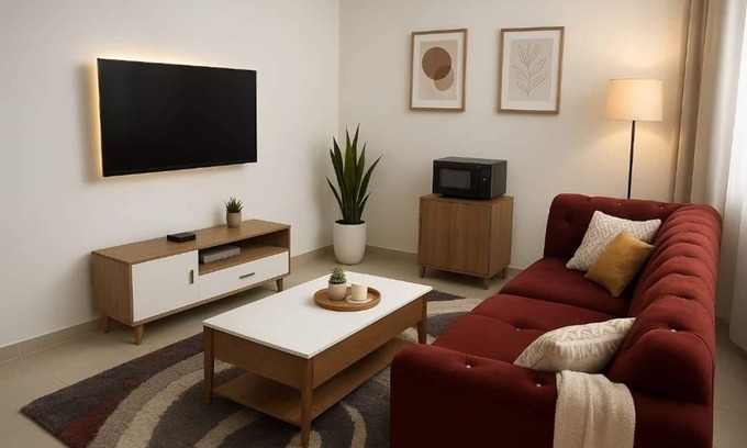 Kasoa Apartamento | Chic 1-bedroom apartment with fitness room and AC in Kasoa