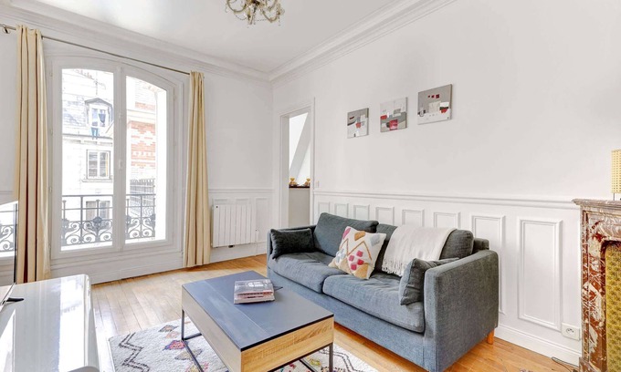 Bonne-Nouvelle Apartamento | Chic 1BR Near Le Marais - Montorgueil & Louvre