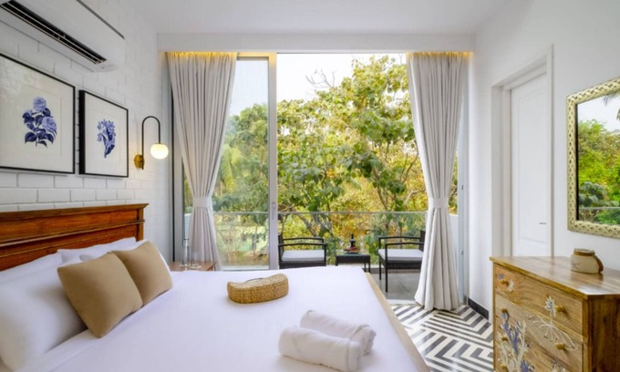 Assagao Apartamento | Chic 2BR Hideaway in Assagao Near Anjuna Beach
