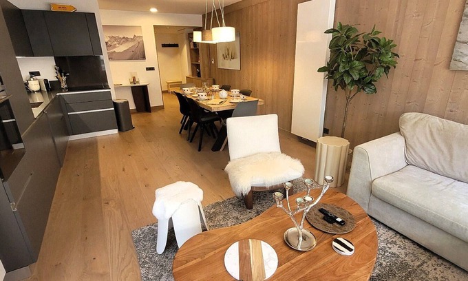 Les Gets Apartamento | Apartamento elegante 6 pers, centro del pueblo, cerca de servicios