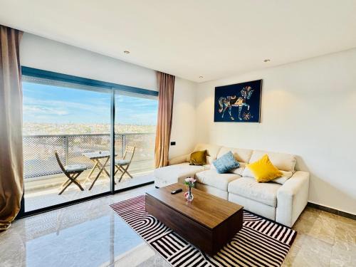 Casablanca Apartamento | Chic Apartment in Casa Finance District -Open view - Fast WIFI