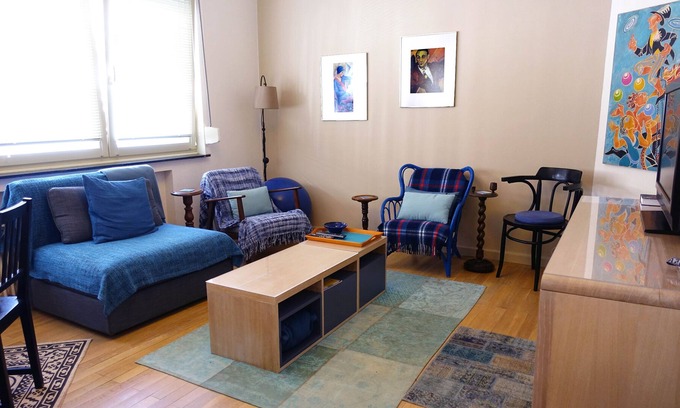 Ixelles Apartamento | Chic y localización. 50m2. Estancia flexible mensual de Pro