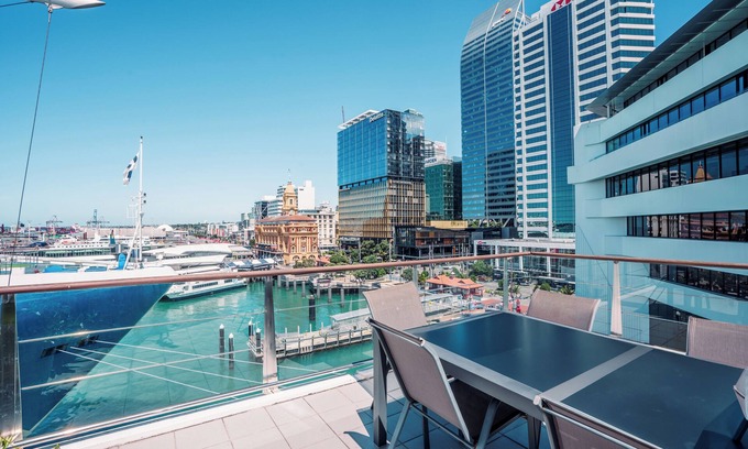 Auckland Central Business District Apartamento | Chic Princes Wharf Studio | City View | Parking
