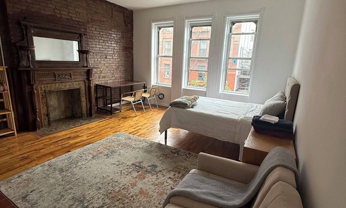 Central Park North Apartamento | Chic Studio apartment with AC, WiFi New York #4