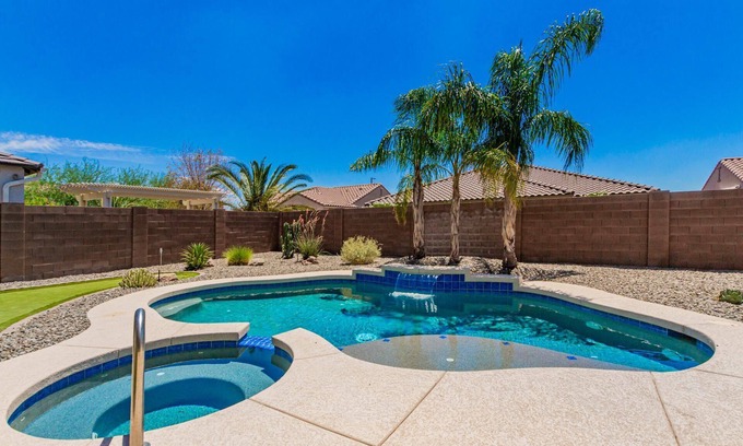 Montecito in Estrella Casa | Chill by the pool in this Estrella Mtn Ranch designers home!