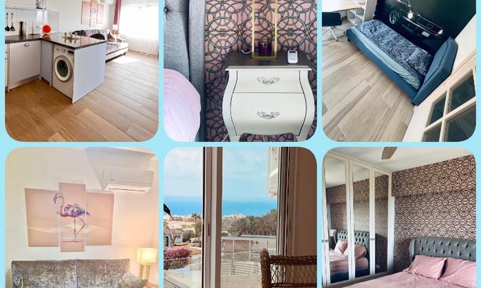 Old Town Apartamento | Chloraka Pink&Blue Pafos