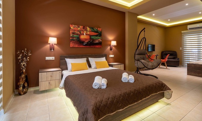 Dafni Apartamento | Apartamento deluxe chocolate