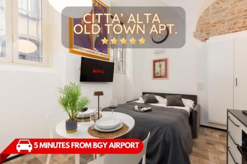 Citta Alta Apartamento | Città Alta Home - 5min from BGY Airport, AC, WiFi