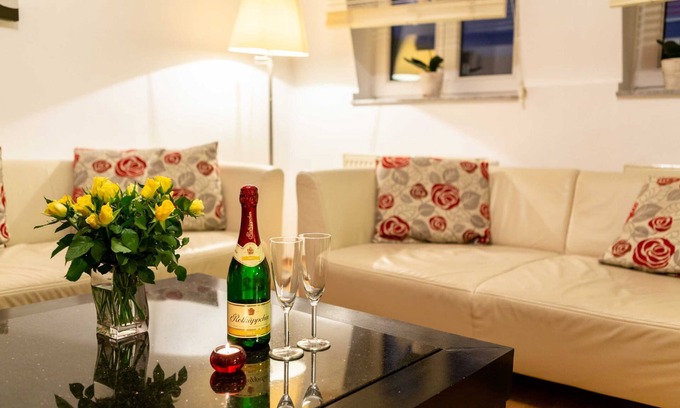 Outer Neustadt Apartamento | City Apart Dresden Apartment 4 - Apartamento de 1 habitación No. 4, aproximadamente 41m², 4. Piso, 1 salón / dormitorio,