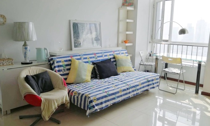 Tianjin Casa | City Center 2B1B Flat con Metro, vista, parque y más