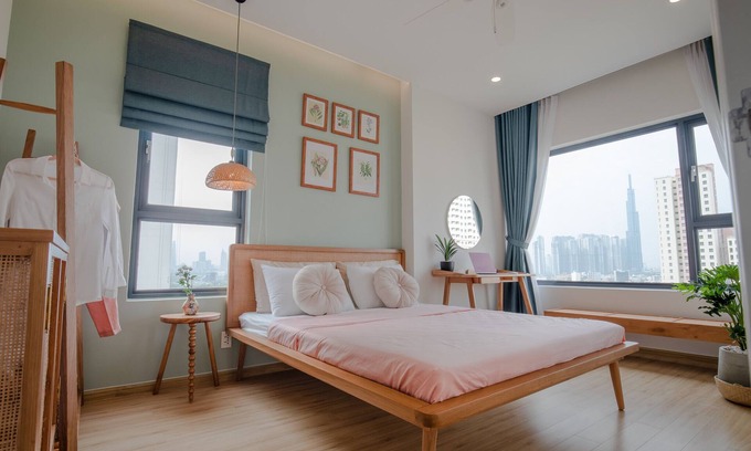 Thu Thiem Apartamento | City Retreat 2BR Apt en Distr 2 Cerca del centro