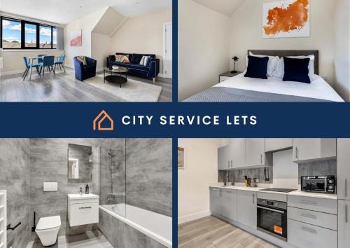 Sutton Apartamento | City Service Lets - Large Cheam 1 bed with parking - Long stays welcome