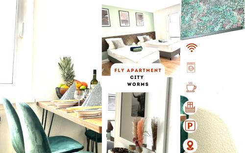 Worms Apartamento | CityapartmentWorms, urbaner Rückzugsort