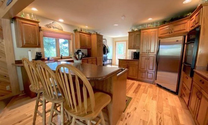 Cody Casa | Clarks Fork Crossing, located off the Chief Joseph Scenic Byway with river access!