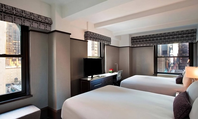 Central Park South Hotel | Classic Two Double at Park Central Hotel New York, Proximity to Times Square!