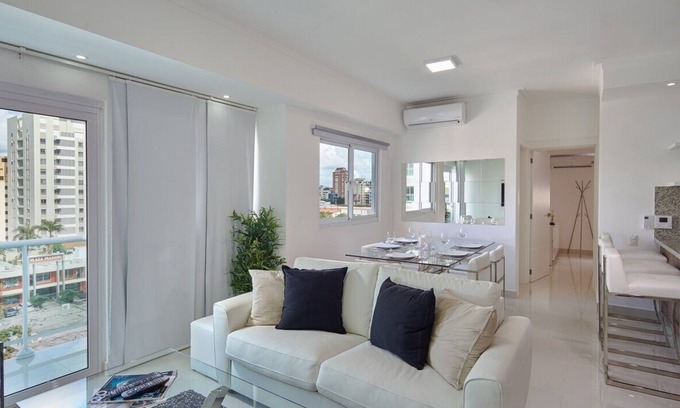 Yolanda Morales Condominio | Classy 1BR | wifi * Downtown | Piantini