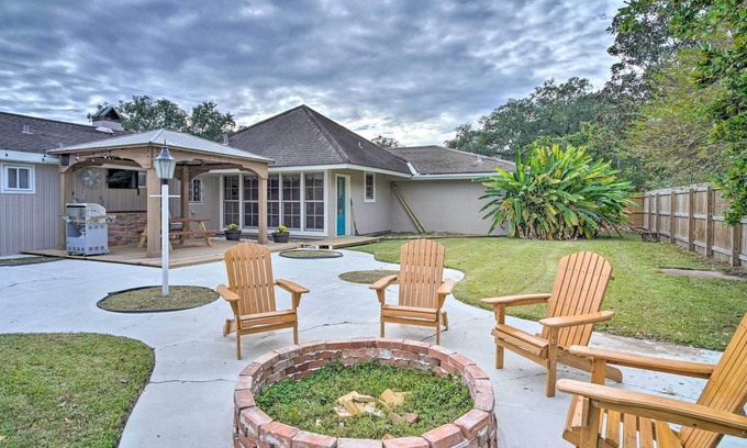 Lafayette Casa | Classy Lafayette Retreat w/ Game Room + Yard!