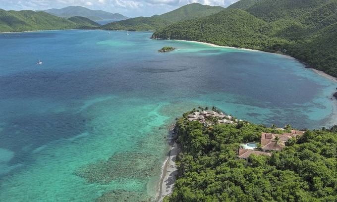 Maho Bay Quarter Villa | CliffHouse: PRIVATE 12,000SF Lower Peter Bay Villa 4 BR / Non-Toxic Villa