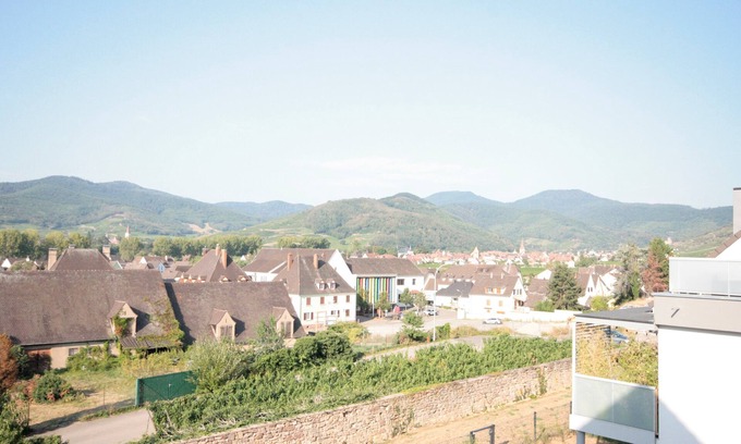 Sigolsheim Apartamento | Clos des Clarisses ***, Apart. 2 to 4 people. in Kaysersberg Vignoble - 1 bedroom, terrace, parking