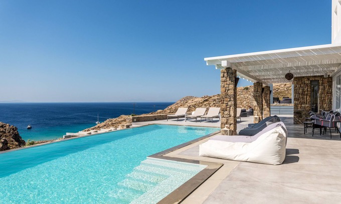 Elia Villa | Exquisita villa, magnífica vista, diseño de lujo, piscina infinita