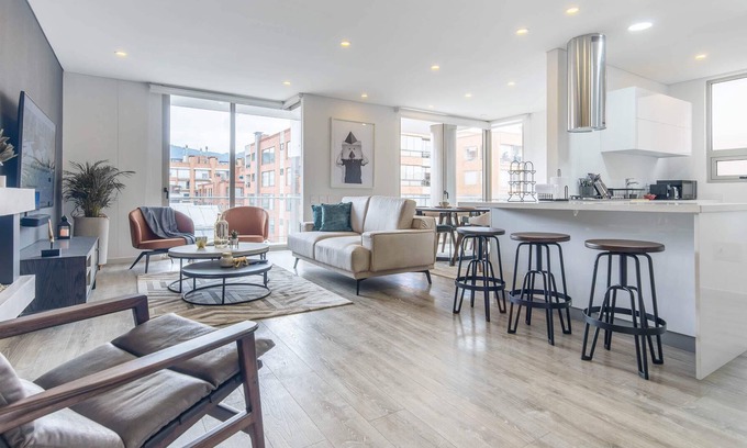 Usaquen Apartamento | Cloud9 | Up to 16 ppl Gym & Sauna| The Quartz