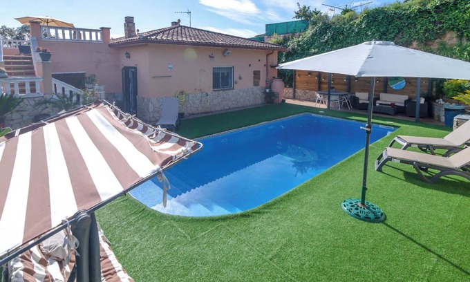 Macanet de la Selva Villa | Club Villamar - Maravillosa casa con varias terazas ,bbq y piscina con mucha privaciad