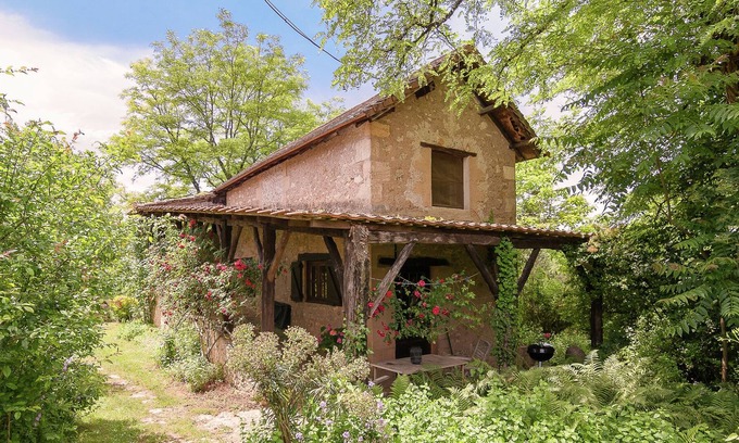 Les Eyzies Cabaña | Tranquila casa de campo en Aquitania con terraza amueblada