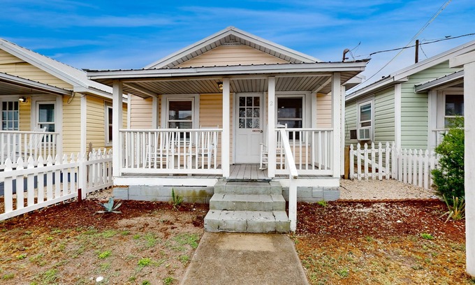 Kure Beach Cabaña | Coastal cottage with short walk to the beach and fishing pier