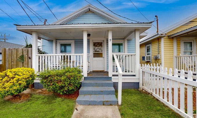 Kure Beach Cabaña | Coastal cottage with short walk to the beach and fishing pier