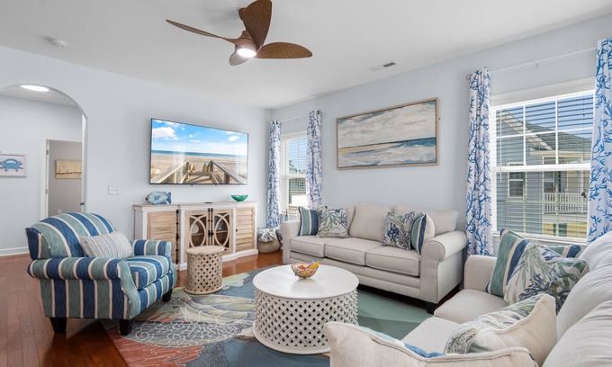 North Myrtle Beach Casa | Coastal Escape | 4BR, 3BA | sleeps 12