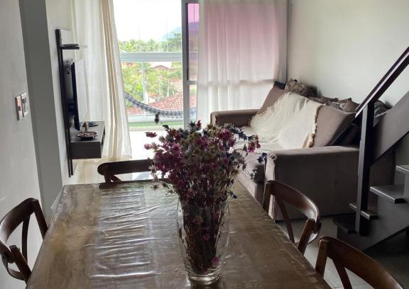 Saco da Ribeira Apartamento | Cobertura 3 dormitórios, 2 vagas, churrasqueira, Wi-fi free, Lázaro Ubatuba