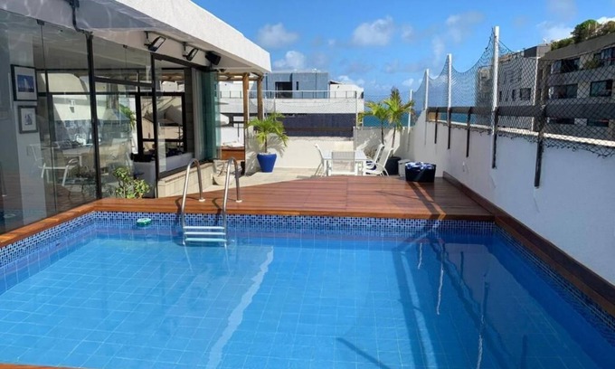 Ondina Apartamento | Cobertura de 420m Apenas 9 Minutos da Praia de Ondina e a 1 km da Farol da Barra