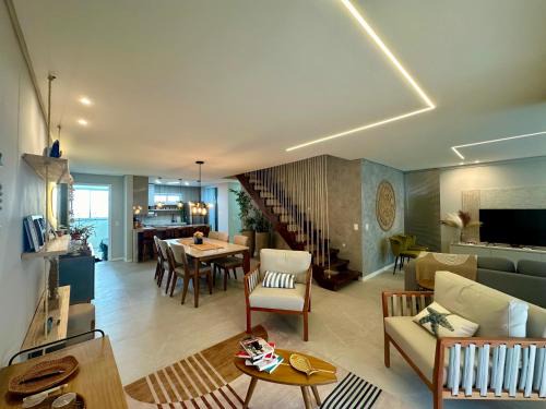 Porto das Dunas Apartamento | Cobertura exclusiva duplex com vista incrível da praia de Porto das Dunas