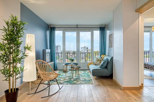 Mont-Saint-Aignan Apartamento | Cocon Lumineux - Parking gratuit