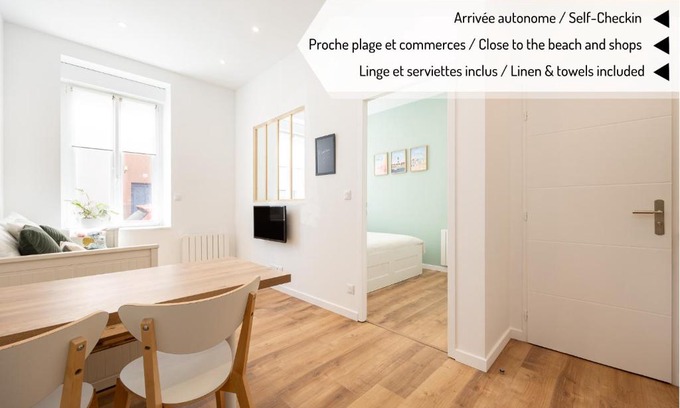 Petit-Fort-Philippe Apartamento | Cocon proche plage Petit-Fort