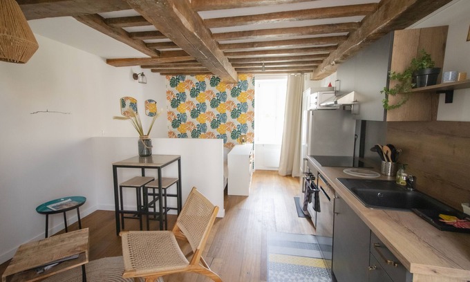 Saint-Malo Apartamento | Cocoon malouin, 2 min Beach, 27 m², Wifi, Parking
