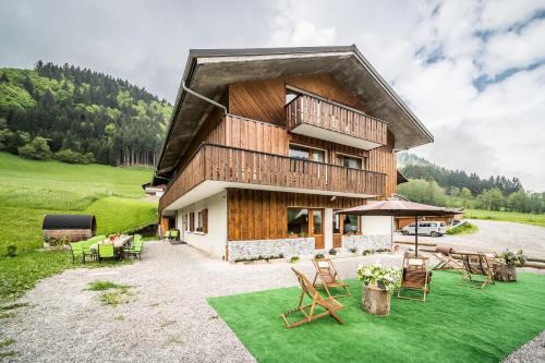 Abondance Apartamento | Coeur de Charmy pour 10 avec Spa