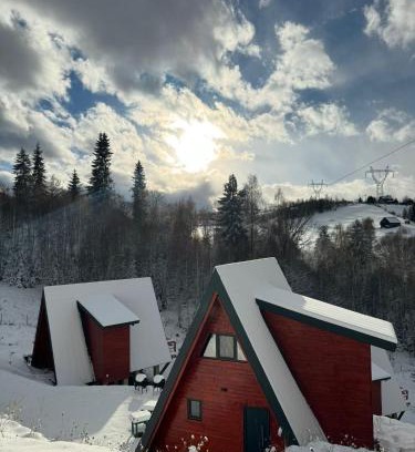 Moieciu de Jos Chalet De Esquí | Colț de RAI A-Frame